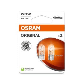 Osram Original 12V W3W - 2 pieces