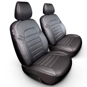 New York Design Faux Leather Seat Cover Set 1+1 suitable for Opel Combo 2018- (fixed passenger seat)