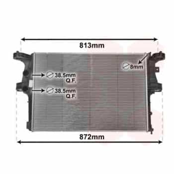 Radiator, engine cooling 28002126 International Radiators