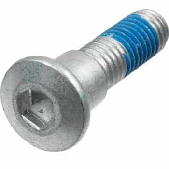 Screw set, brake disc
