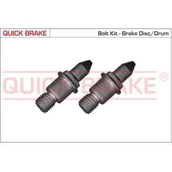 Screw set, brake disc