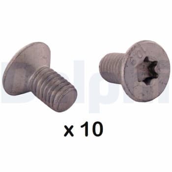 Screw, brake disc